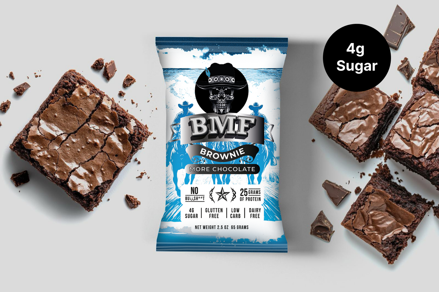 BMF Brownie – More Chocolate – Box of 8