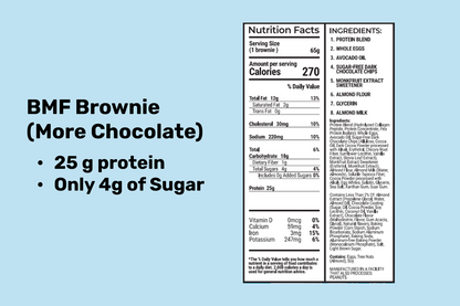 BMF Brownie – More Chocolate – Box of 8